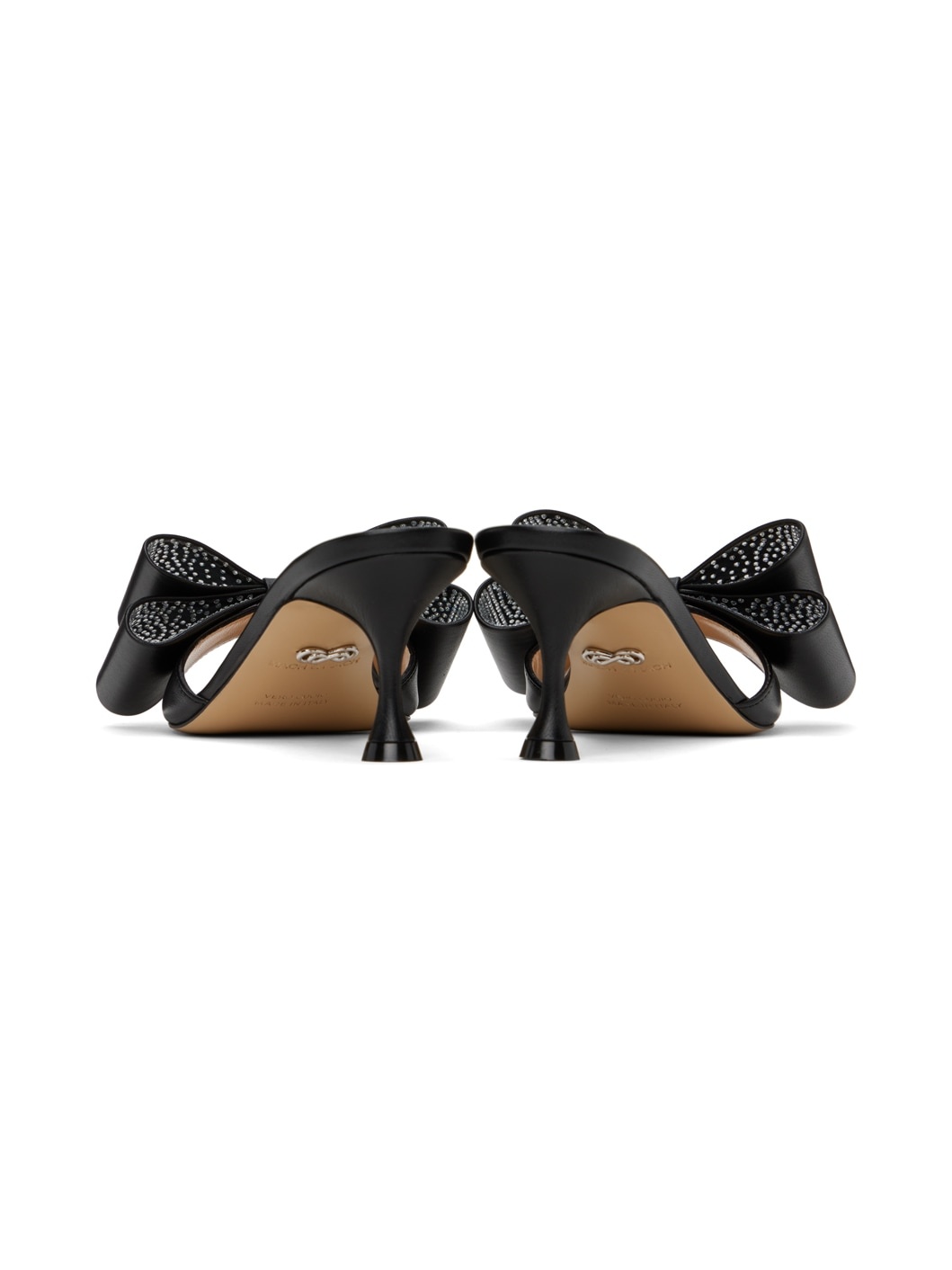 Black 'Le Cadeau' Nappa 65 Heeled Sandals - 2