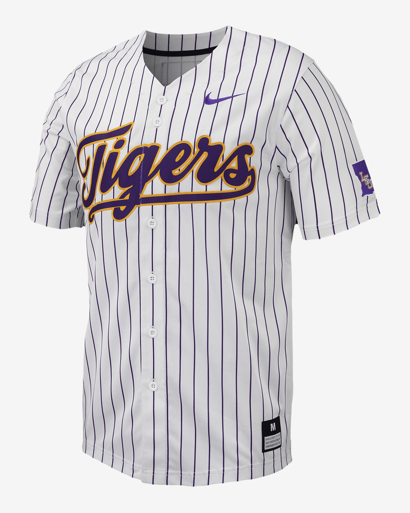 LSU Nike Men's College Replica Baseball Jersey - 1