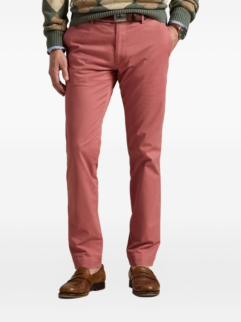 slim-cut chino trousers 3