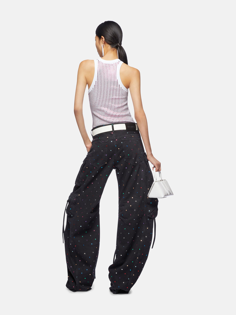 ''FERN' BLACK DENIM 롱 팬츠 3