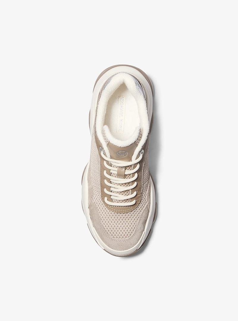 Atlas Mesh and Suede Trainer 3