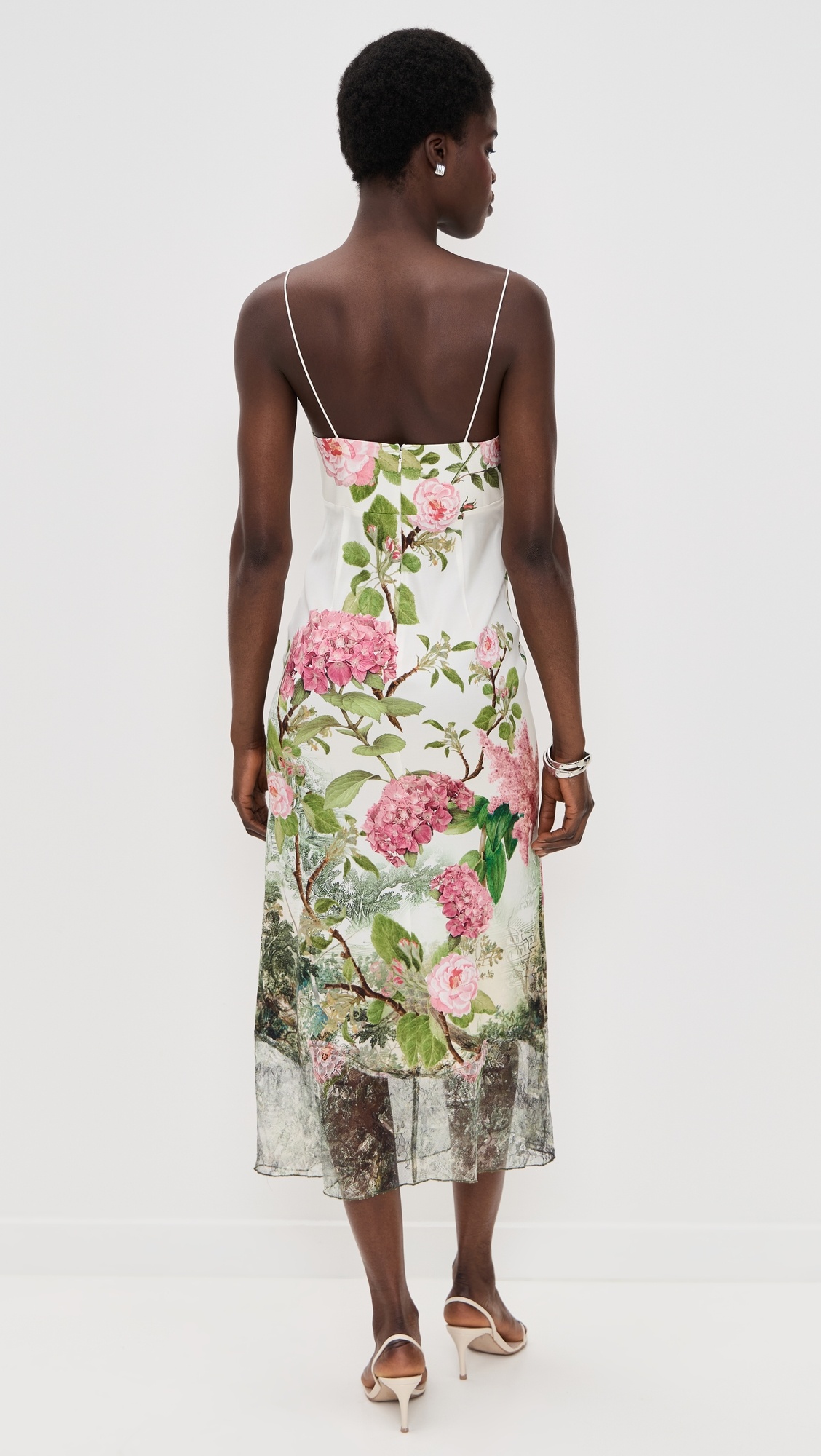 Julietta Cutaway Lace Slip Dress - 2