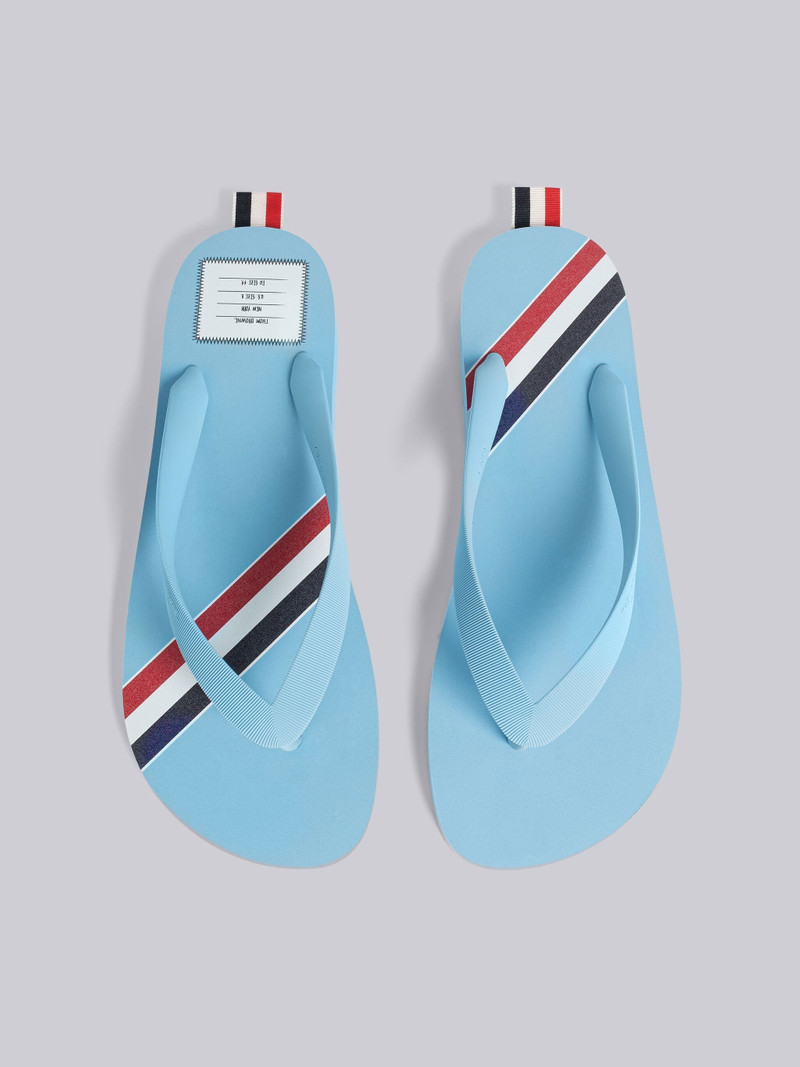 RWB-stripe flip flops 4