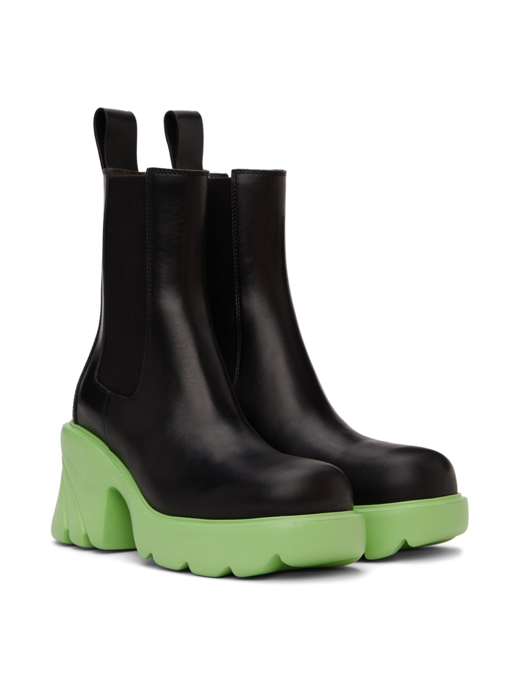 Black Flash Chelsea Boots - 4