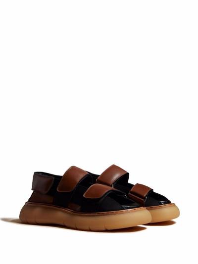 KHAITE Murray chunky leather sandals outlook