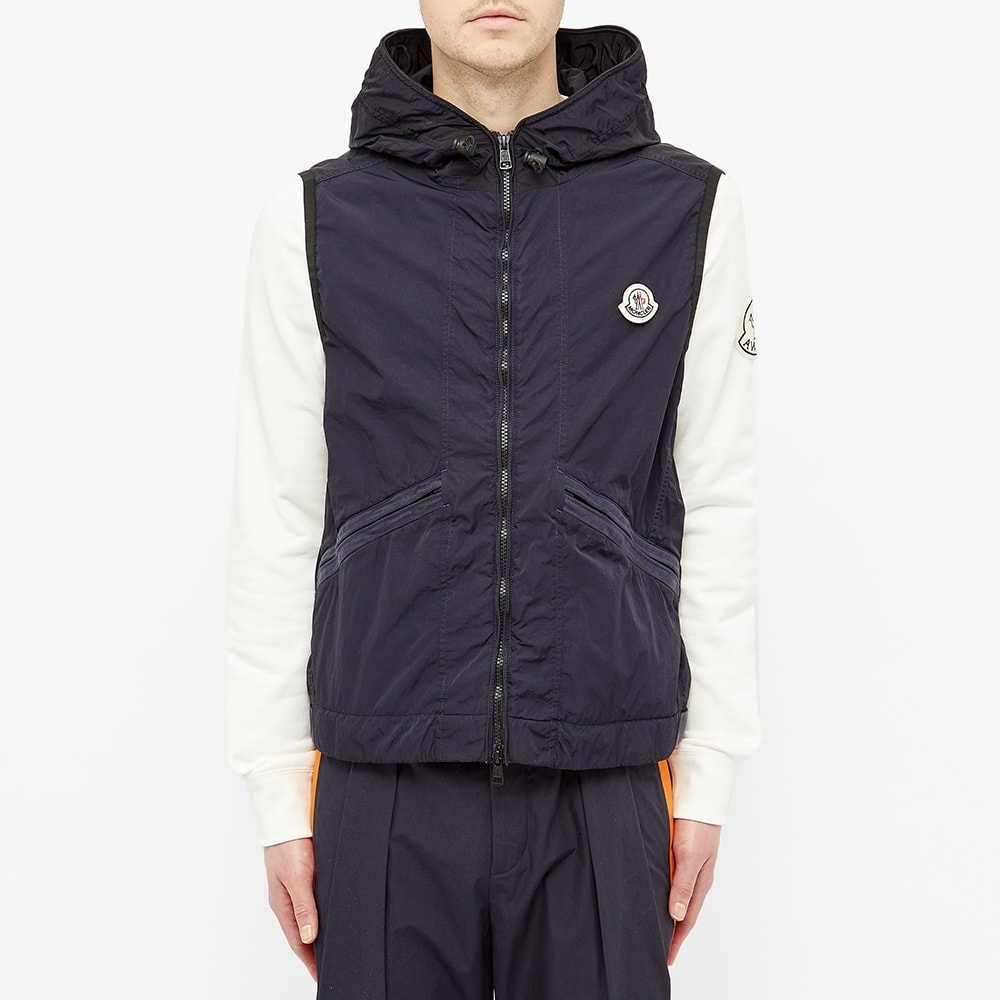 Moncler Touques Hooded Garment Dyed Gilet - 5