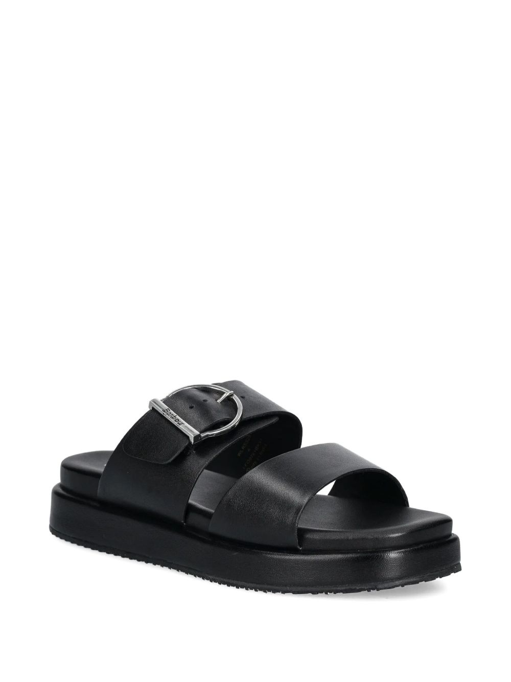 leather slides - 2