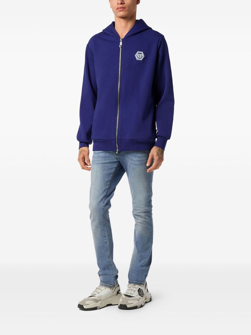 PHILIPP PLEIN zip-up hoodie outlook