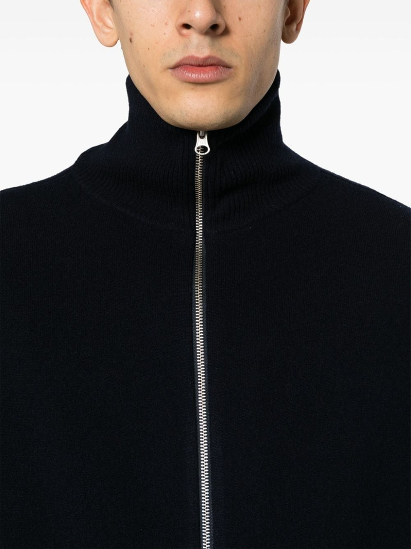 zipped cashmere cardigan 6