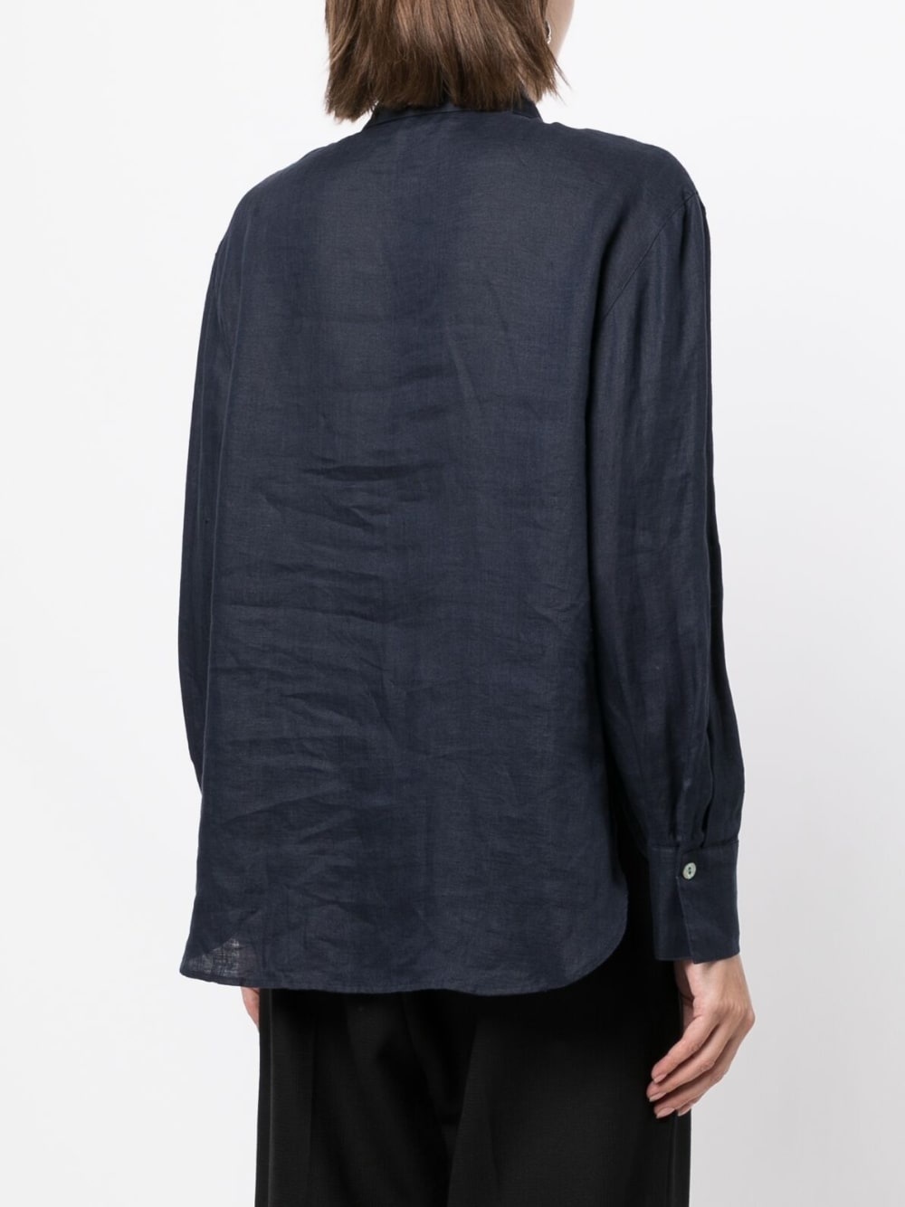 long-sleeve linen shirt - 4