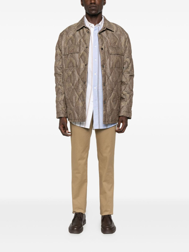 Etro frayed-hem trousers outlook