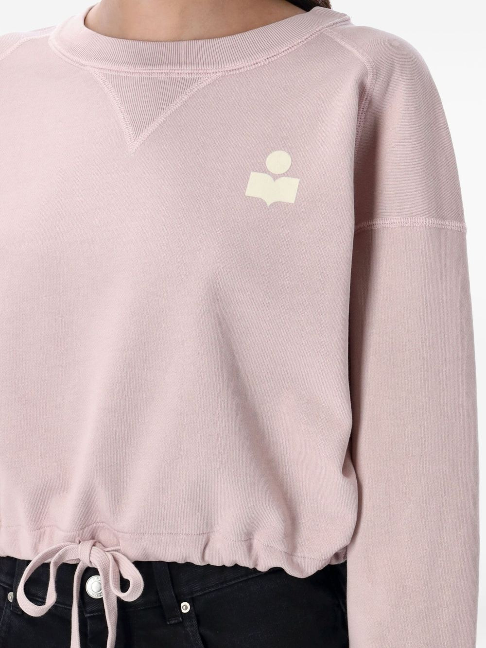 Marant Etoile Women Margo Logo Cotton Sweatshirt - 3