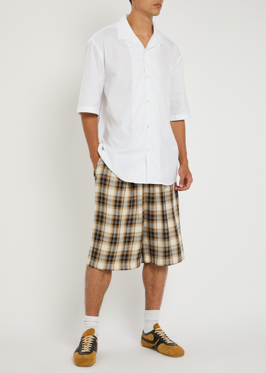 Acne Studios Bow-embroidered Piqué Cotton Shirt - 4
