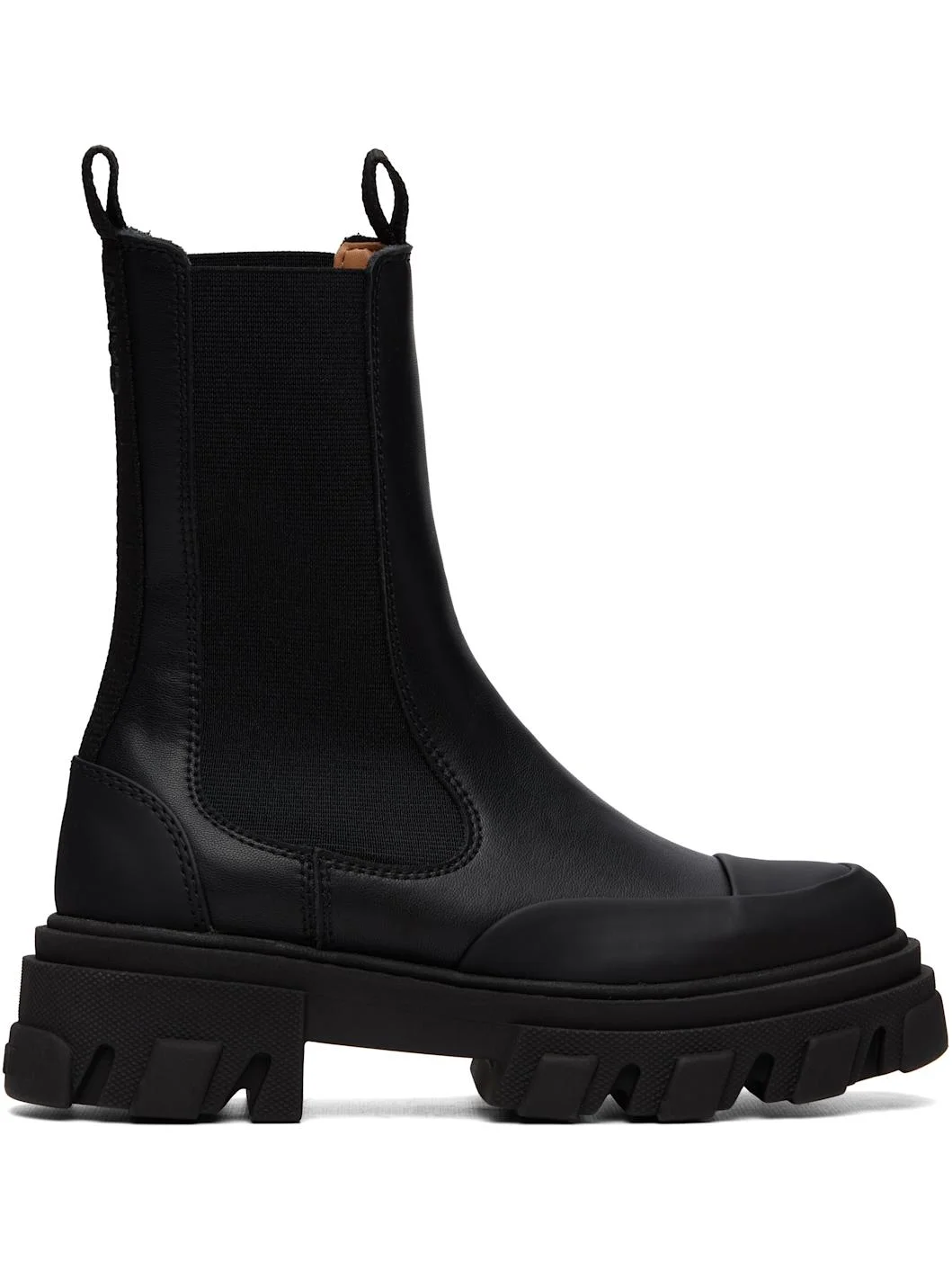 Black Mid Chelsea Boots - 1