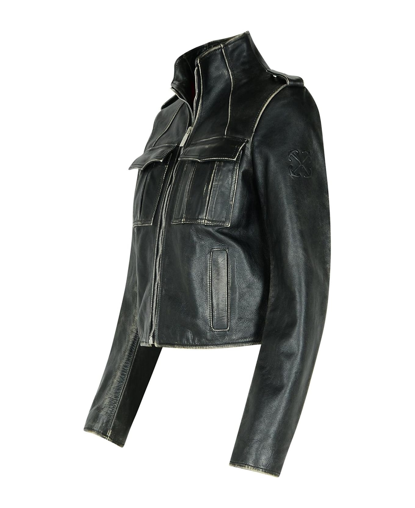 Vintage Lea Biker Jacket - 3