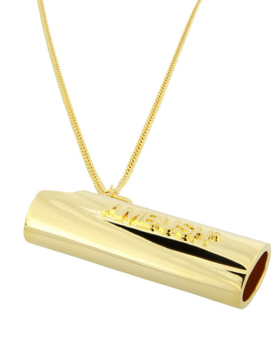 Ambush Ambush Logo Lighter Case Necklace 'Gold' outlook