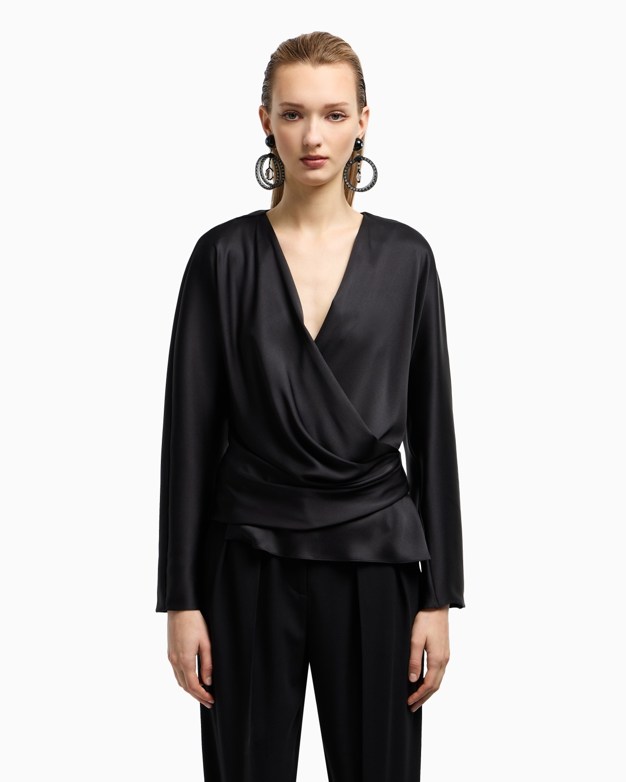 SHIRT IN DOUBLE-SIDED SILK SATIN - 4