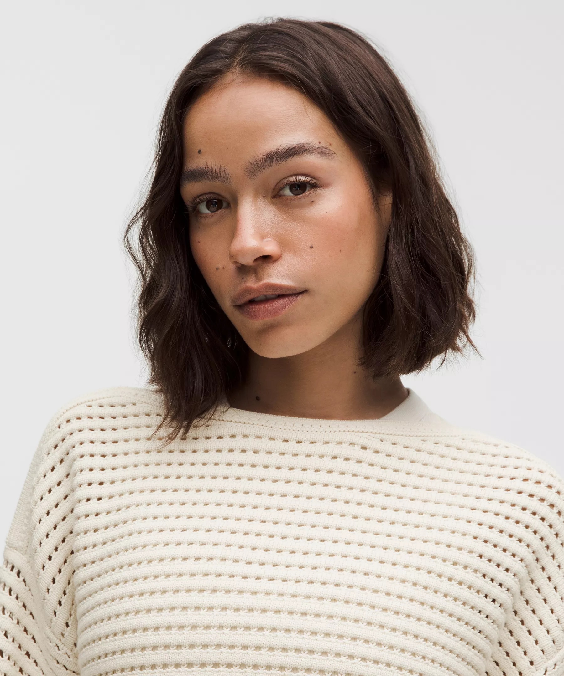 Cotton Crochet Pullover - 4