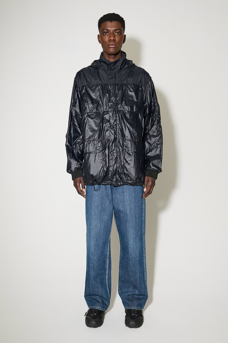 Our Legacy Exhaust Puffa Black Rubberized Nylon outlook