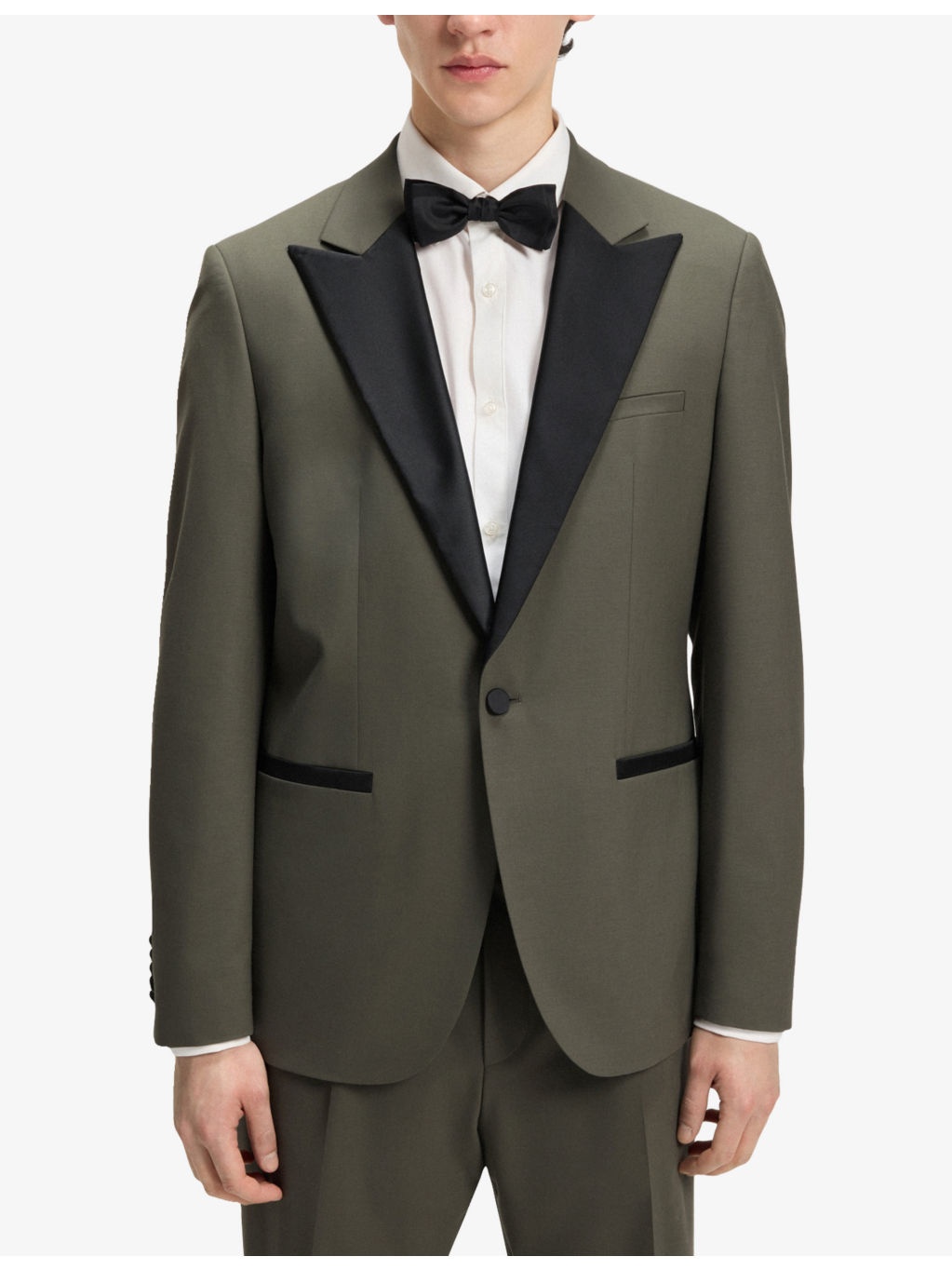 Contrast-Trim Regular-Fit Stretch Wool-Blend Suit - 4