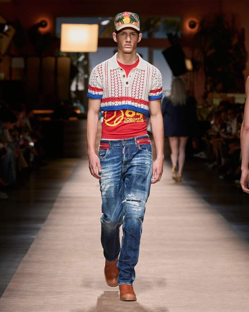 DARK RIPPED CAST WASH 642 JEANS - 7