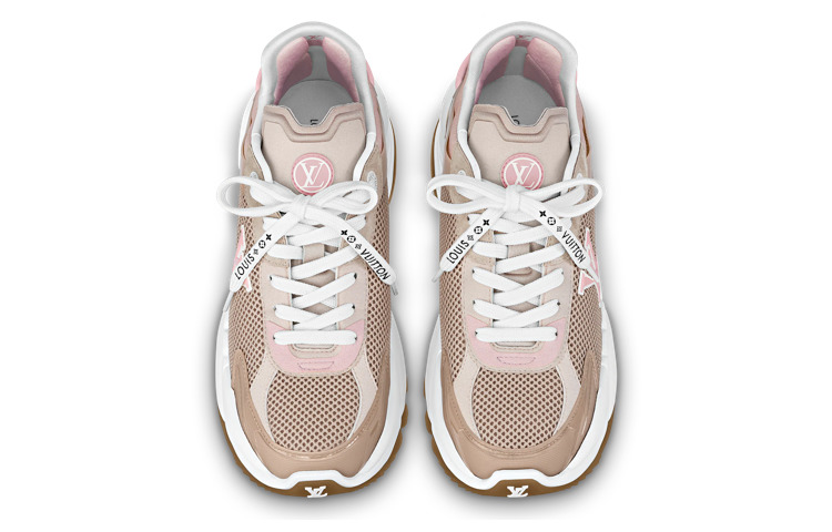 (WMNS) LOUIS VUITTON Run 55 Sneakers 'Tan Pink' 1ABVMW - 3