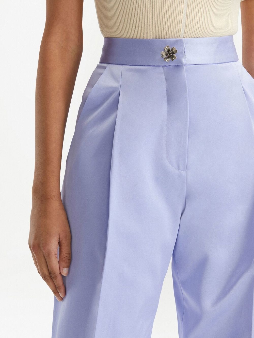 straight-leg tailored trousers - 5