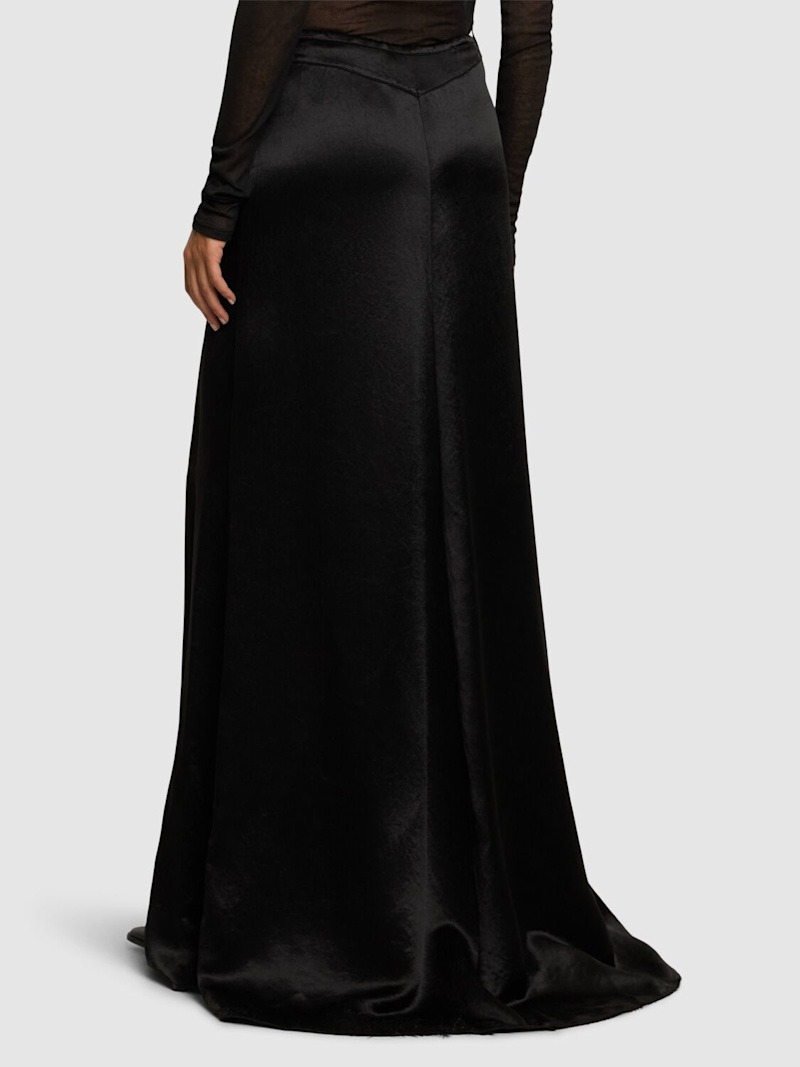 Sita structured satin x-long skirt - 3