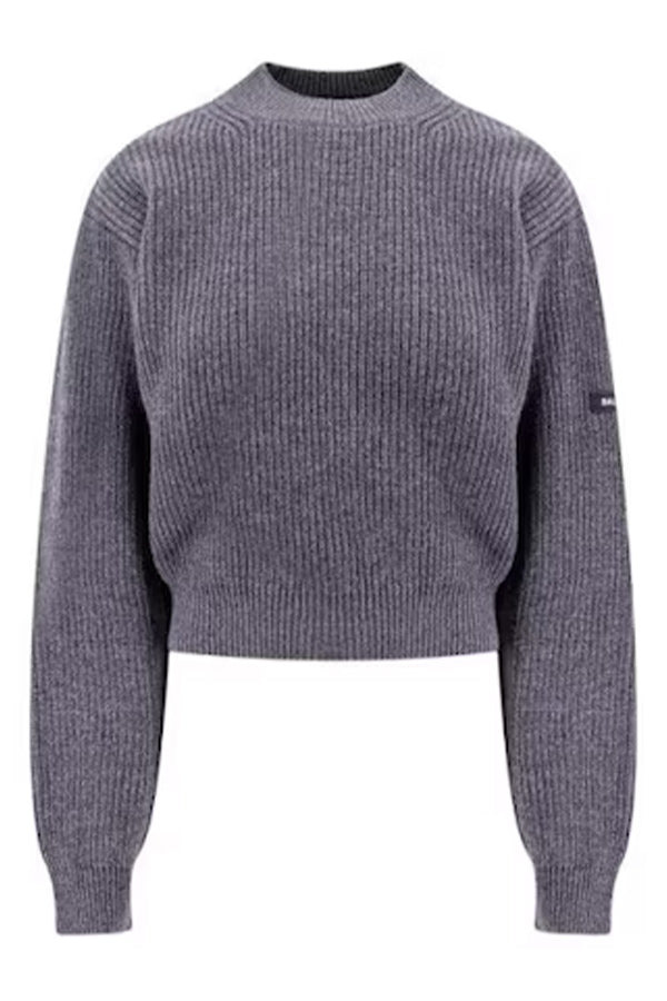 PATCH CROPPED SWEATER - 1