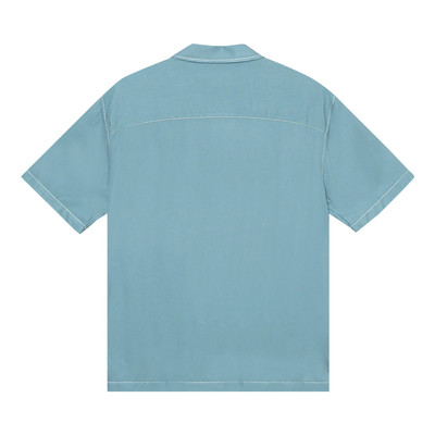 Stüssy Stussy Contrast Pick Stitched Shirt 'Blue' outlook