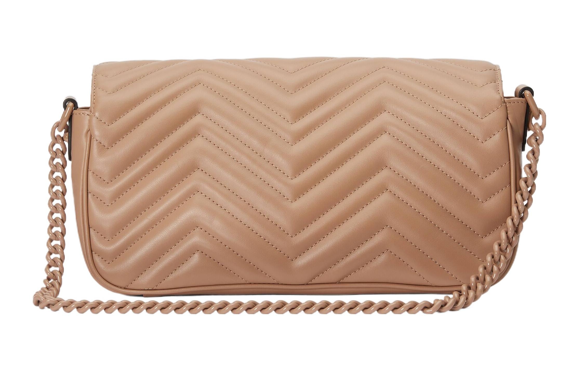 (WMNS) Gucci GG Marmont Matelasse Shoulder Bag 'Rose Pink' 734814-DAAAI-2747 - 4