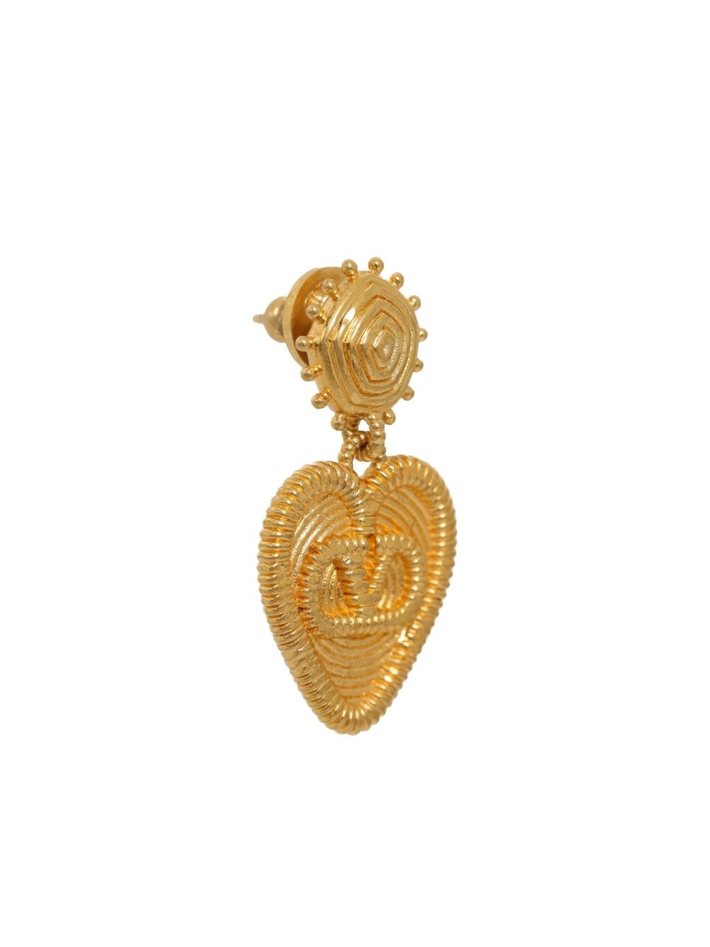logo earrings - 3