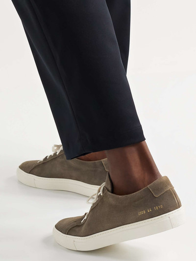 Common Projects Original Achilles Waxed-Suede Sneakers outlook