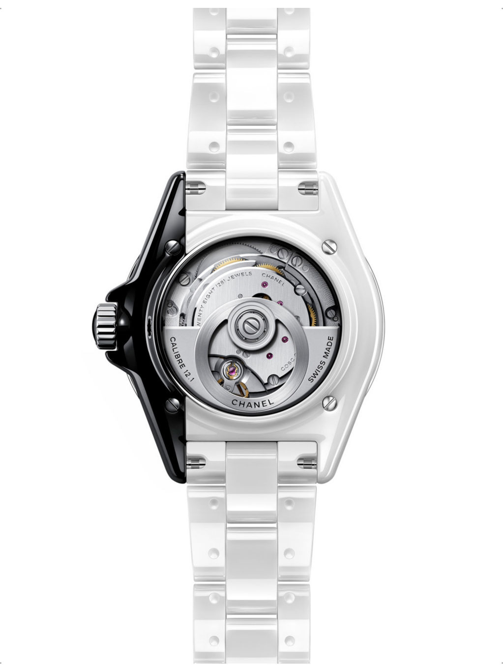 J12 Paradoxe steel and ceramic automatic watch - 2