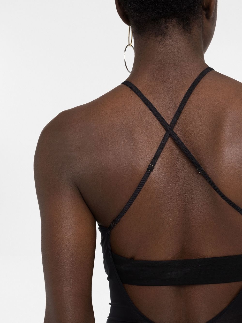 Celest semi-sheer halterneck body - 3