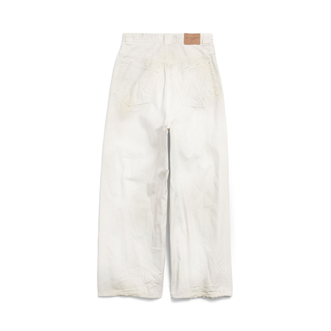 Men's Baggy Pants in Dirty White - 6