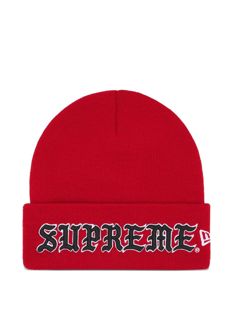 Supreme New Era® Old English beanie hat outlook