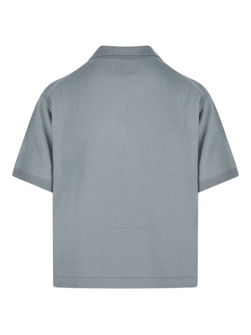 Allude short-sleeve polo top outlook