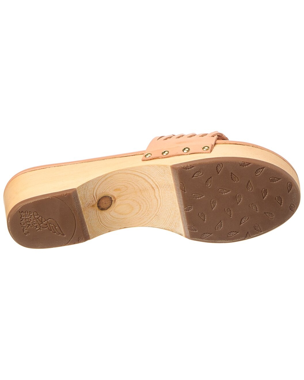 Ancient Greek Sandals Open Woven Leather Clog - 4