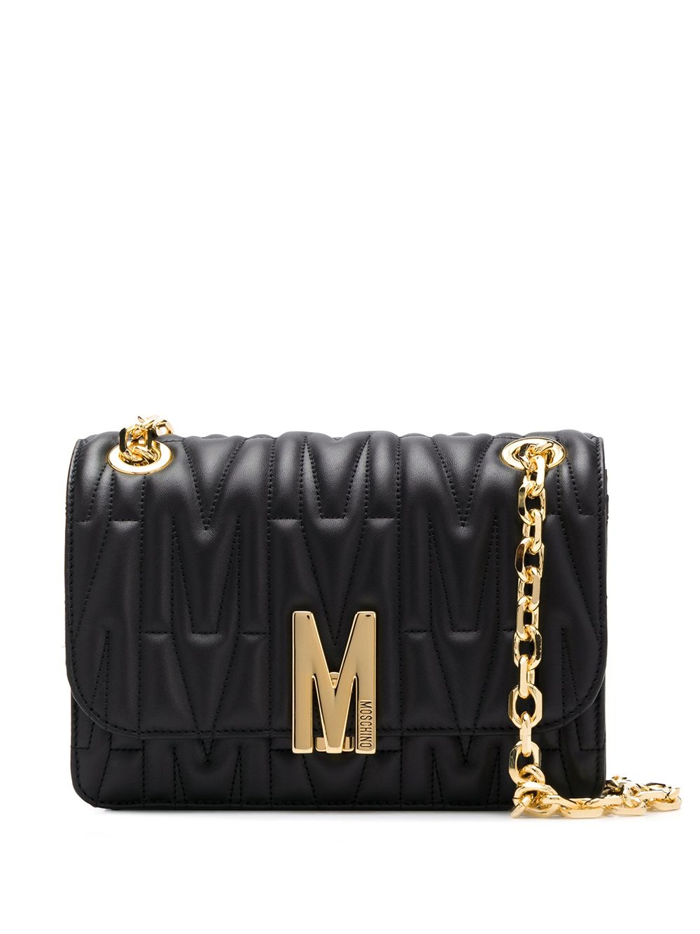 Moschino quilted M motif crossbody bag | REVERSIBLE 