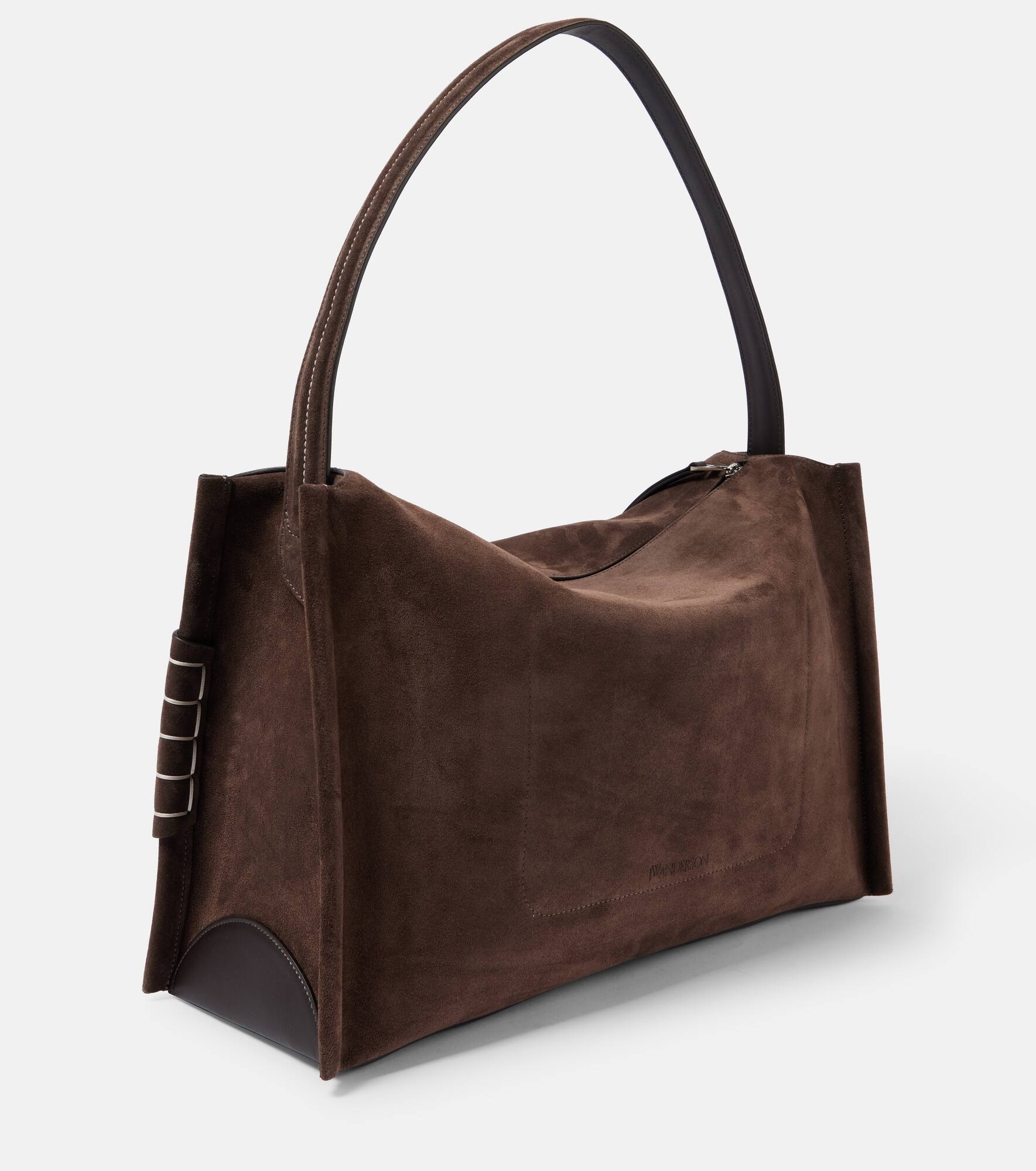 Loafer Large suede tote bag - 4