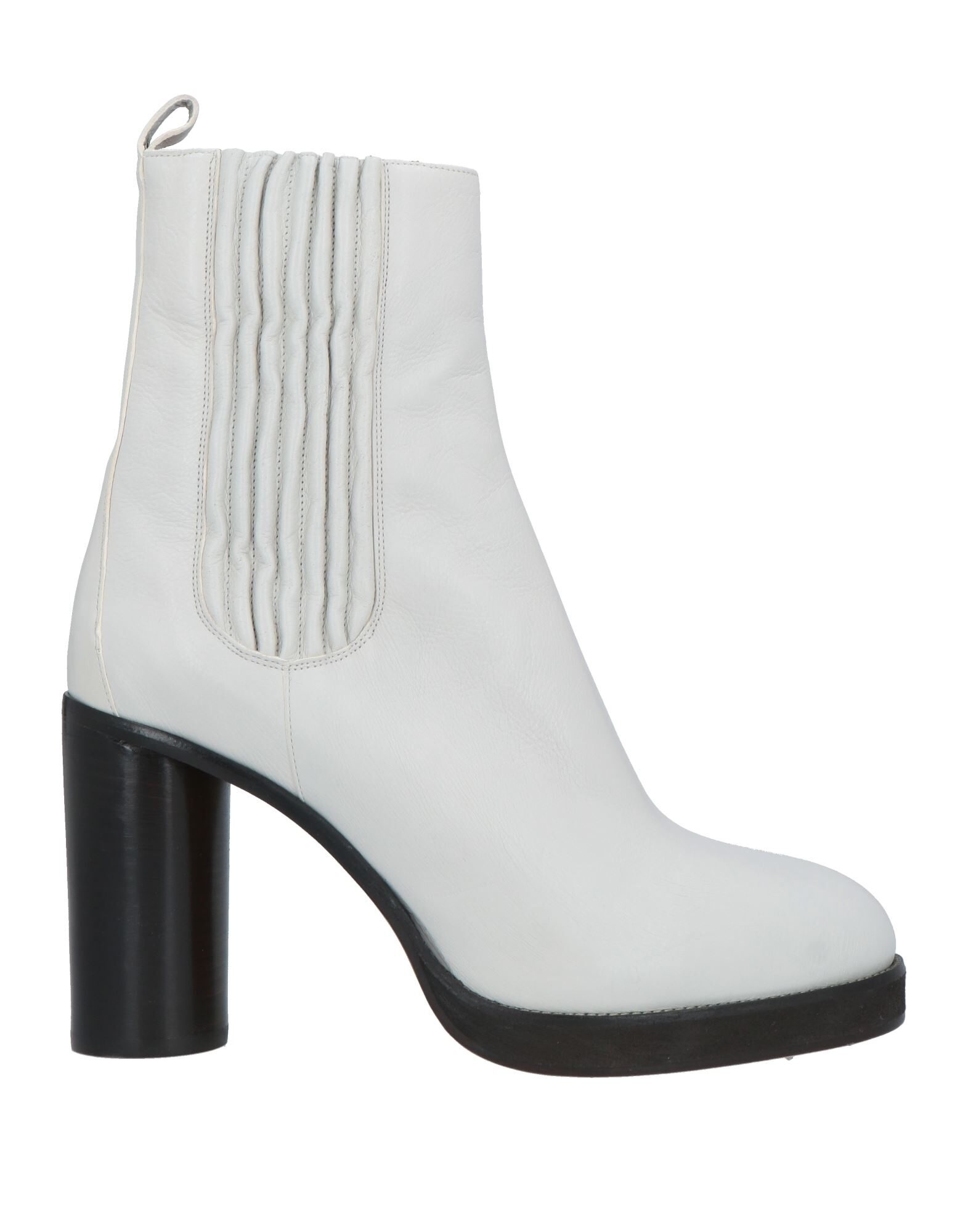 White Women's Ankle Boot - 1