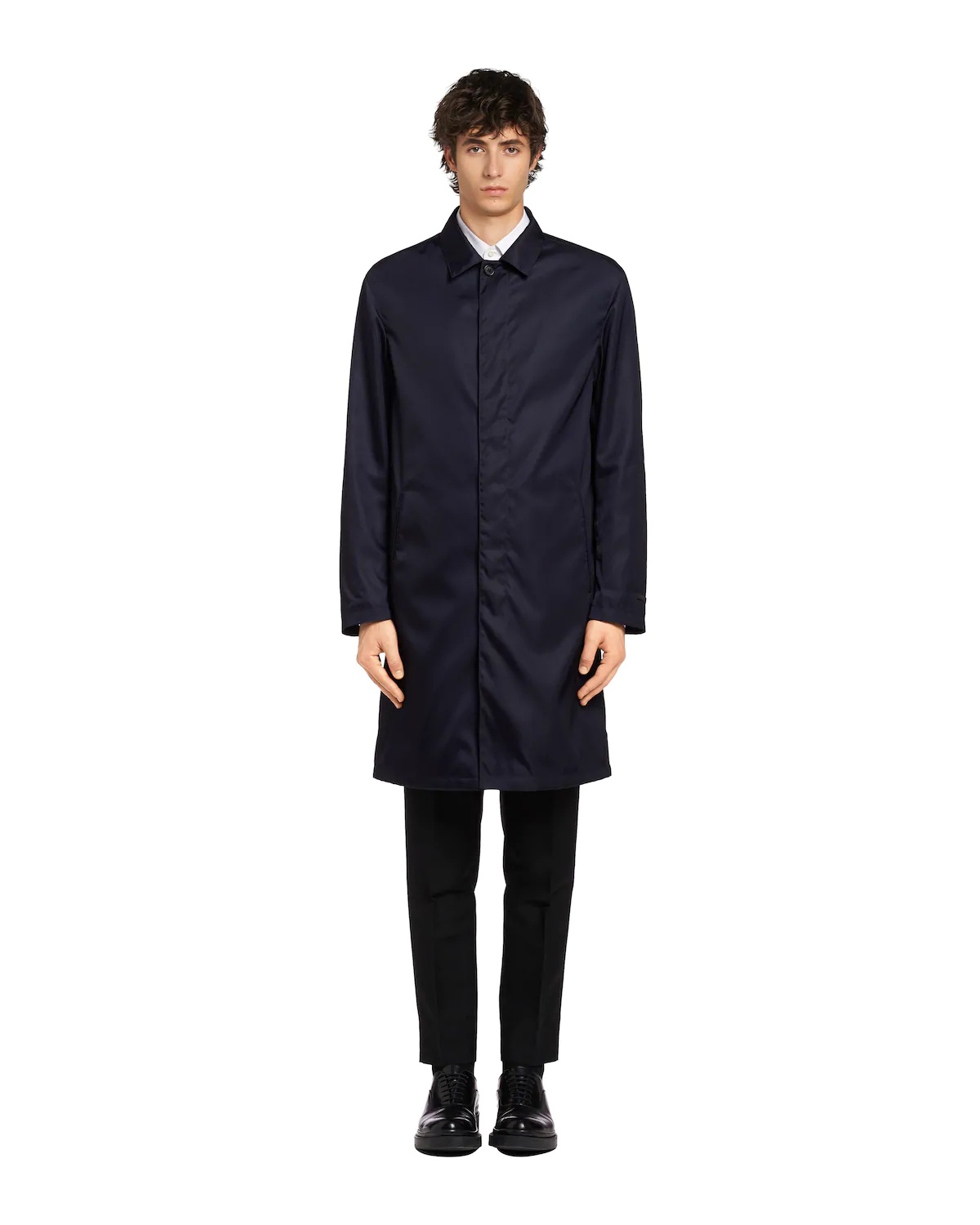 Nylon gabardine raincoat - 2