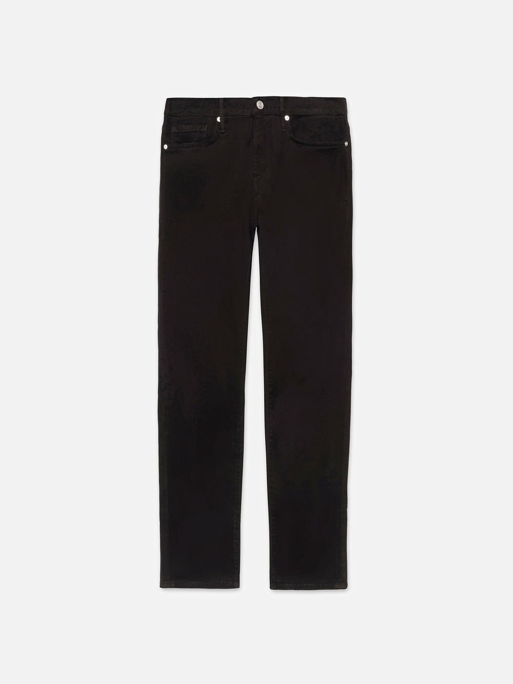 L'Homme Slim Brushed Twill in Noir - 1