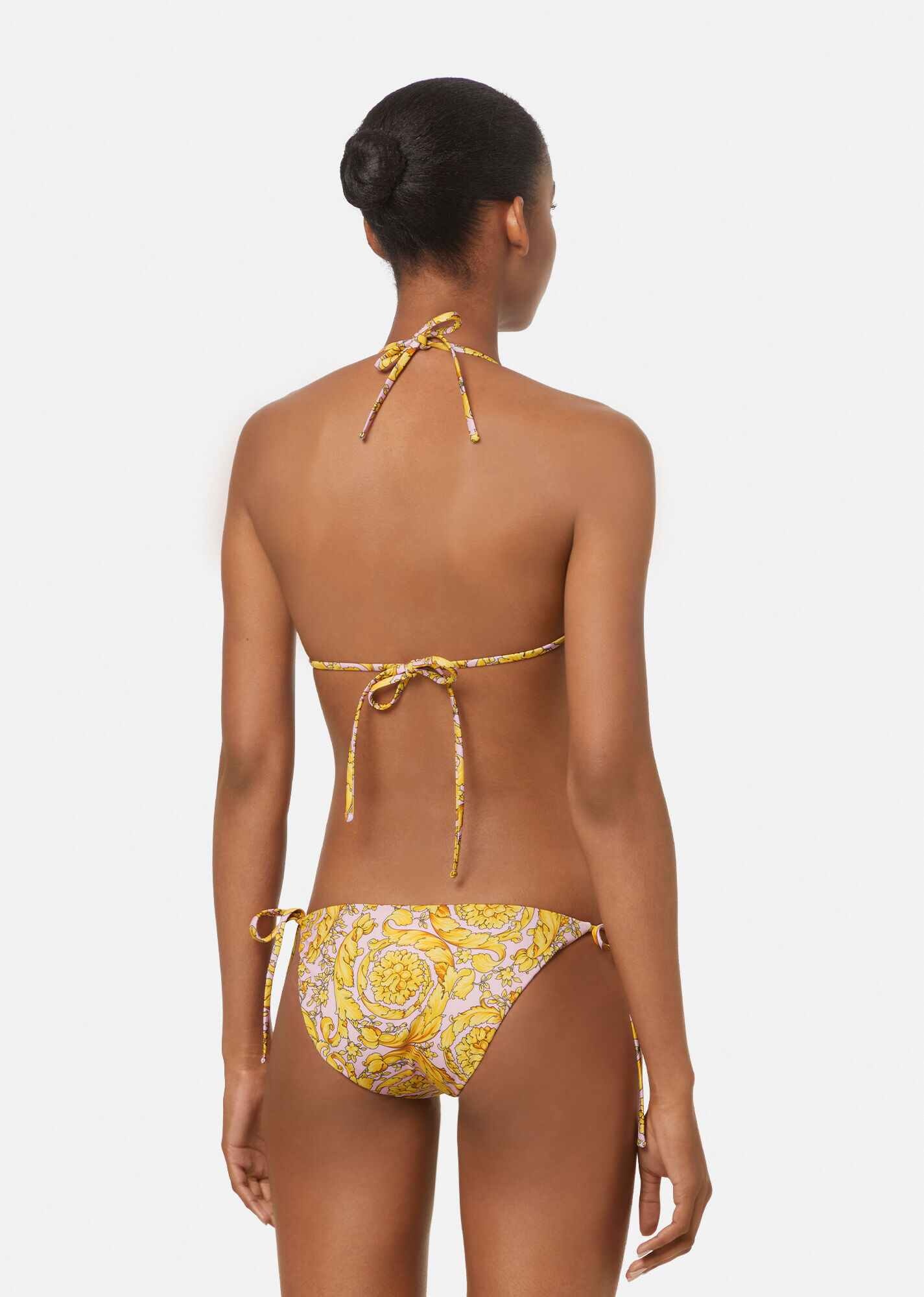 Barocco Print Bikini Top - 3