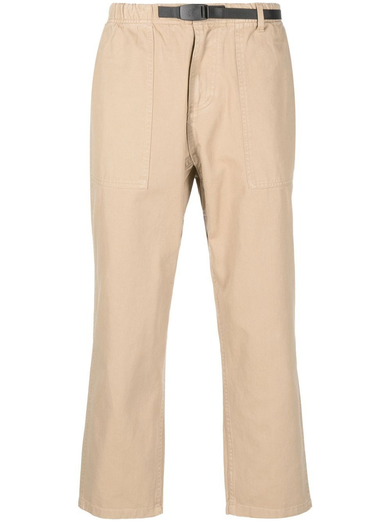 belted-waist cropped trousers 1