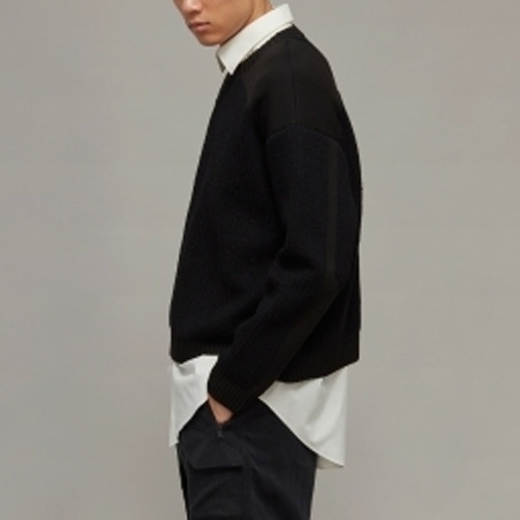 adidas Y-3 Utility Crew Sweater 'Black' H63084 - 3
