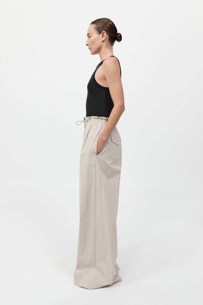 Petit Paperbag Waist Pants - Creme - 5