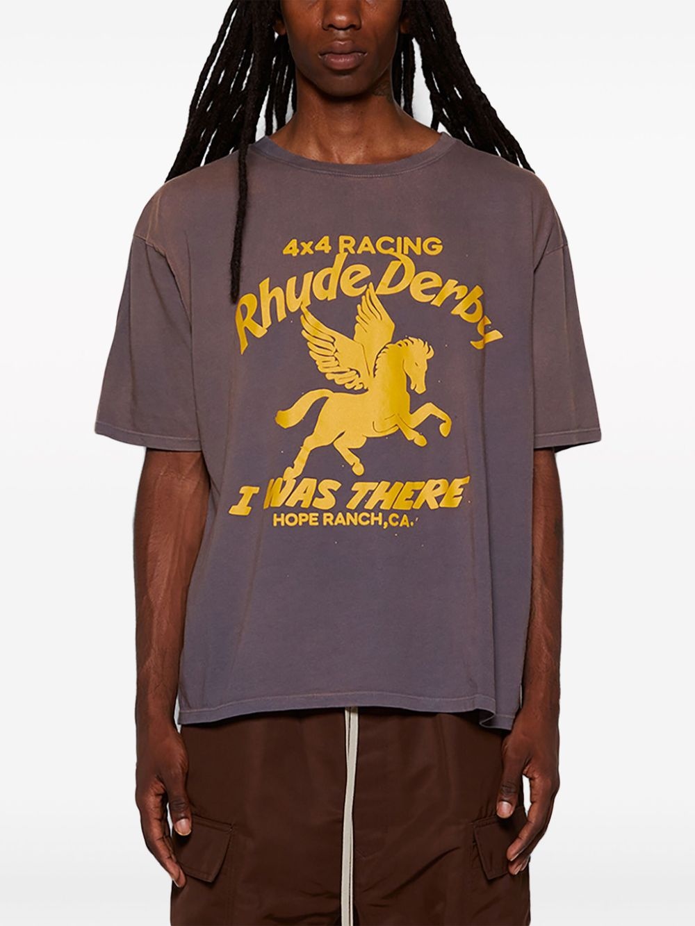 Derby logo-print T-shirt - 3