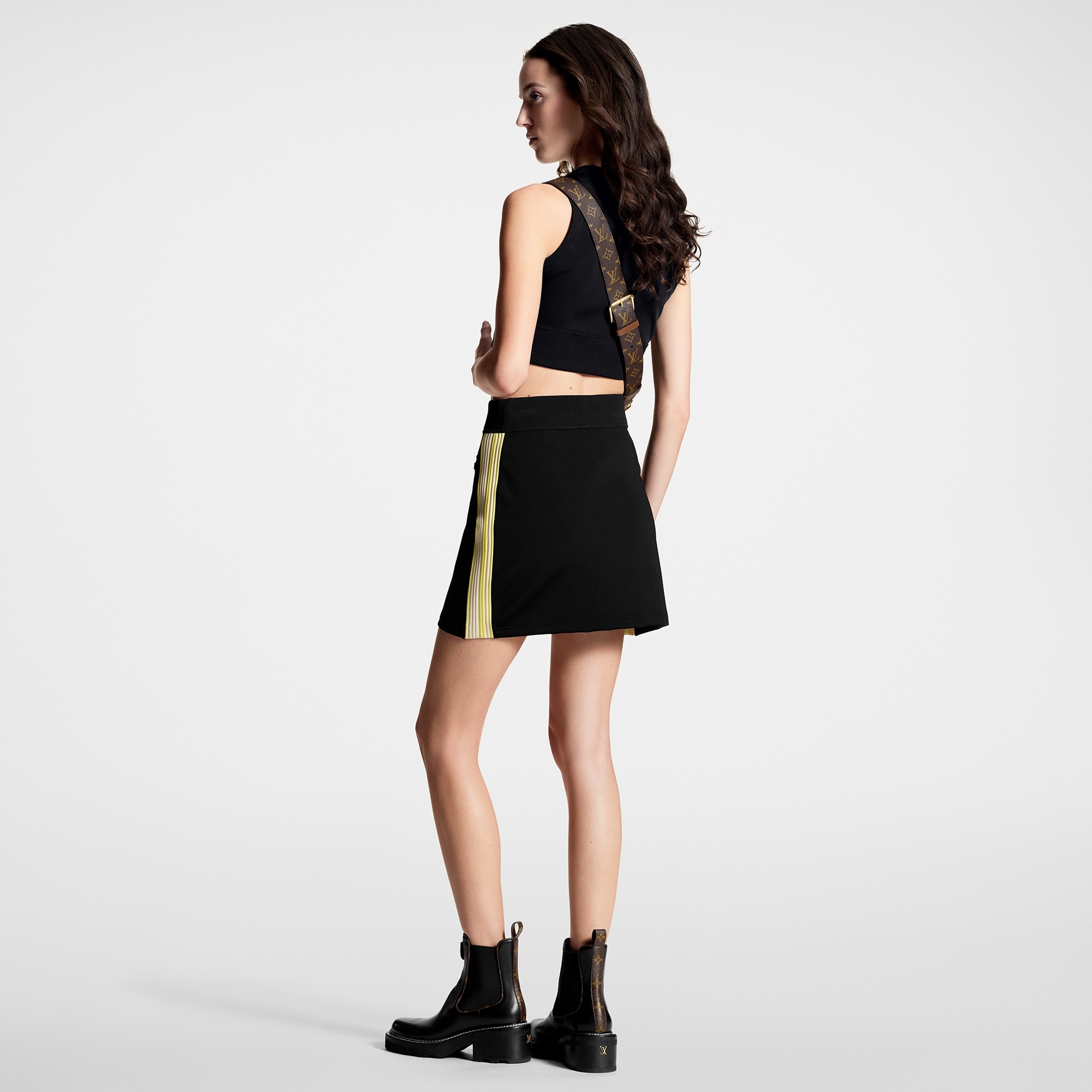 Technical Jersey Zip-Up Skirt - 3